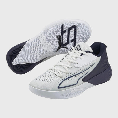 Tenis Puma Basket Stewie 1 Team 378262 02 Blanco