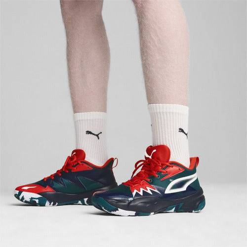 Tenis Puma Hombre Basket Genetics 30969105 Azul