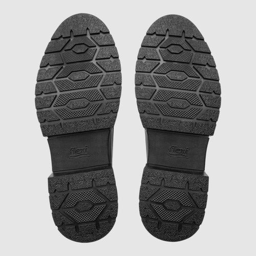 Zapatos Flexi Mujer Mocasin Casual Piel Charol 131902chneg Negro