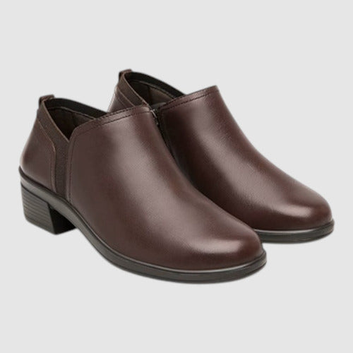Botín Flexi Mujer Casual De Piel 130009vin Vino