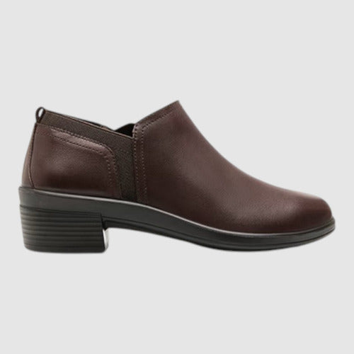 Botín Flexi Mujer Casual De Piel 130009vin Vino