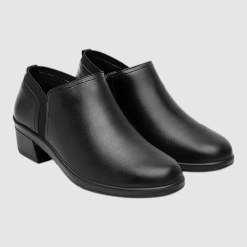 Botin Flexi Mujer Casual De Piel 130009neg Negro