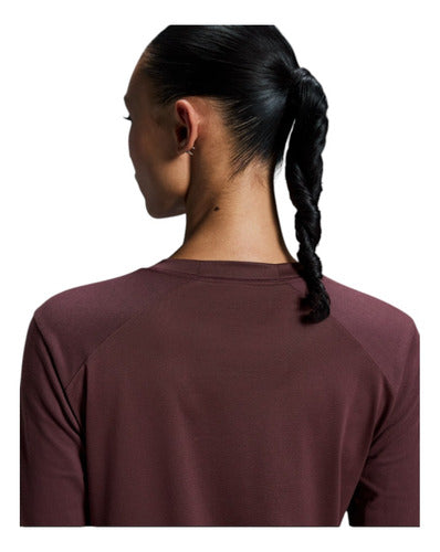 Playera On Cloud Mujer Deportiva M/larga Trek 1we30130398 Vino