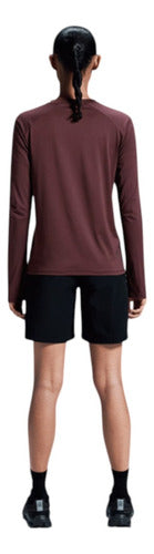 Playera On Cloud Mujer Deportiva M/larga Trek 1we30130398 Vino