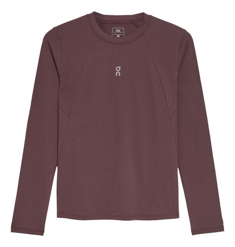 Playera On Cloud Mujer Deportiva M/larga Trek 1we30130398 Vino