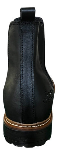 Botas Jeep Hombre Casual De Piel B1300neg Negro