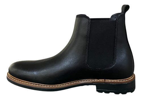 Botas Jeep Hombre Casual De Piel B1300neg Negro