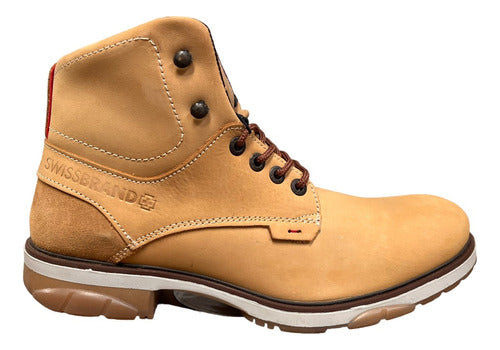 Botas Swissbrand Hombre Urbana Piel Fowler 903