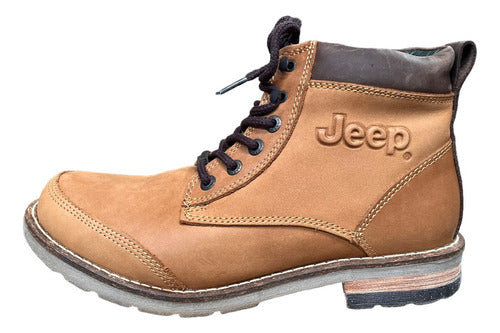 Botas Jeep Hombre Outdoor Piel 6238mie