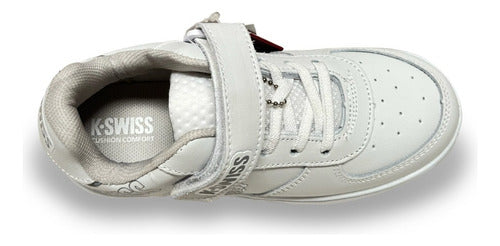 Tenis K Swiss Niño Escolar 100% Piel Original 5k020101