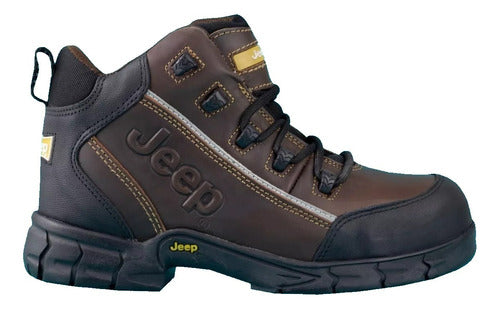 Bota Jeep Hombre Industrial Piel Con Casco, Dieléctrica 5101