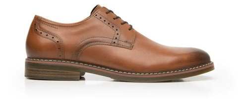 Zapato Flexi Hombre Casual De Piel 404601tan