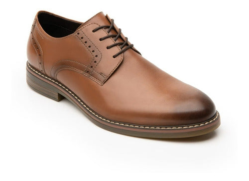 Zapato Flexi Hombre Casual De Piel 404601tan