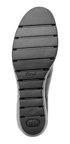 Zapato Flexi Mujer De Confort Piel 104806neg