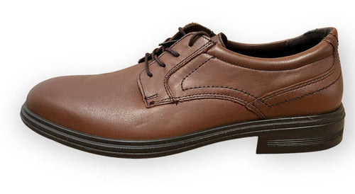 Zapato Flexi Hombre De Confort De Piel 91410tan