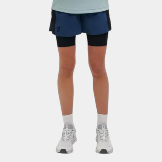 Shorts On Cloud Mujer Con Licra Interna 225.00683 Azul Marino