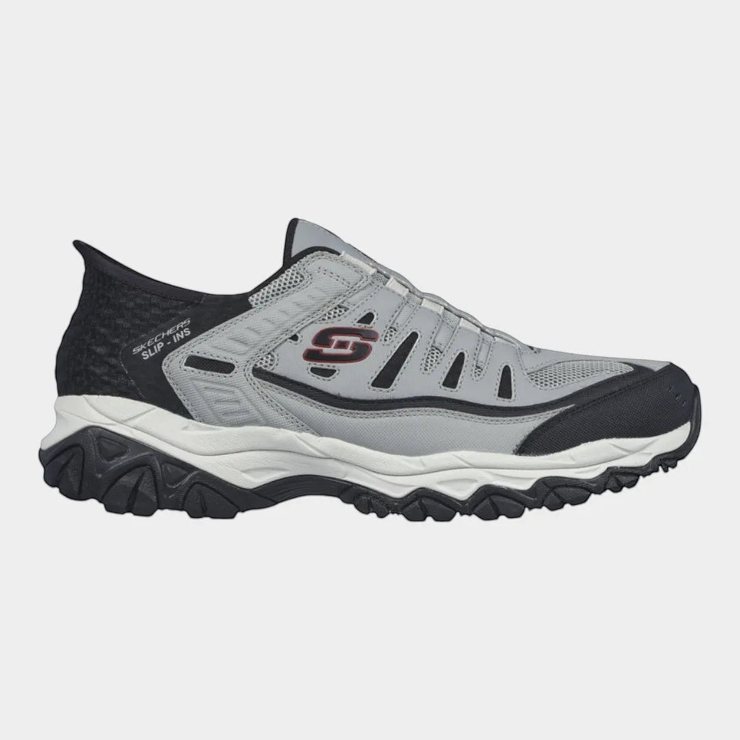 Tenis Skechers Hombre Slip-ins Extra Ancho 237563wwgybk Gris