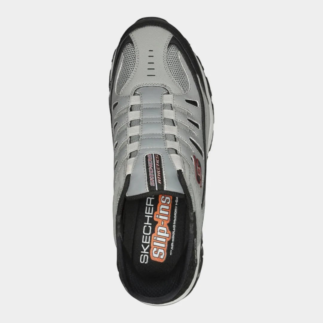 Tenis Skechers Hombre Slip-ins Extra Ancho 237563wwgybk Gris