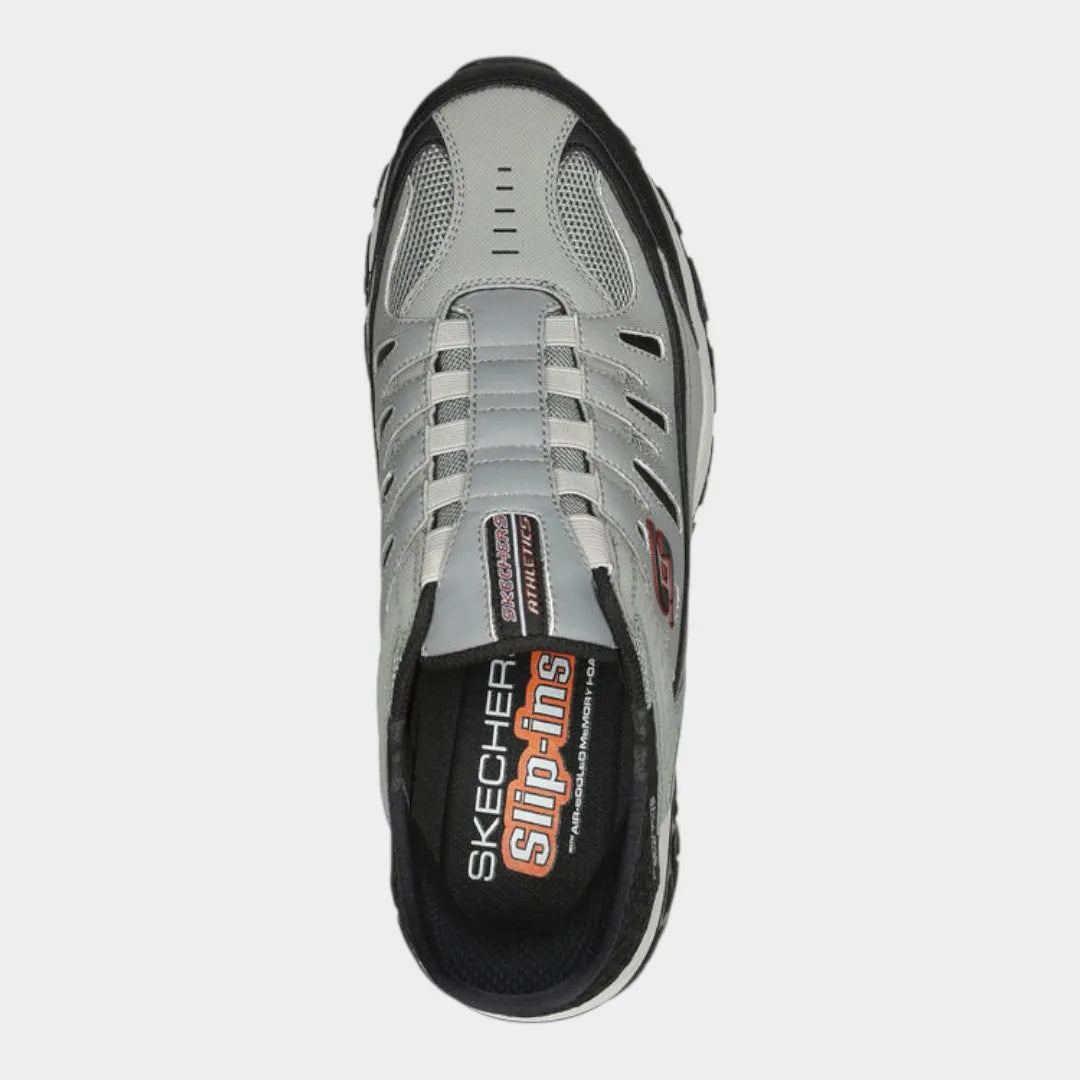 Tenis Skechers Hombre Slip-ins Extra Ancho 237563wwgybk Gris