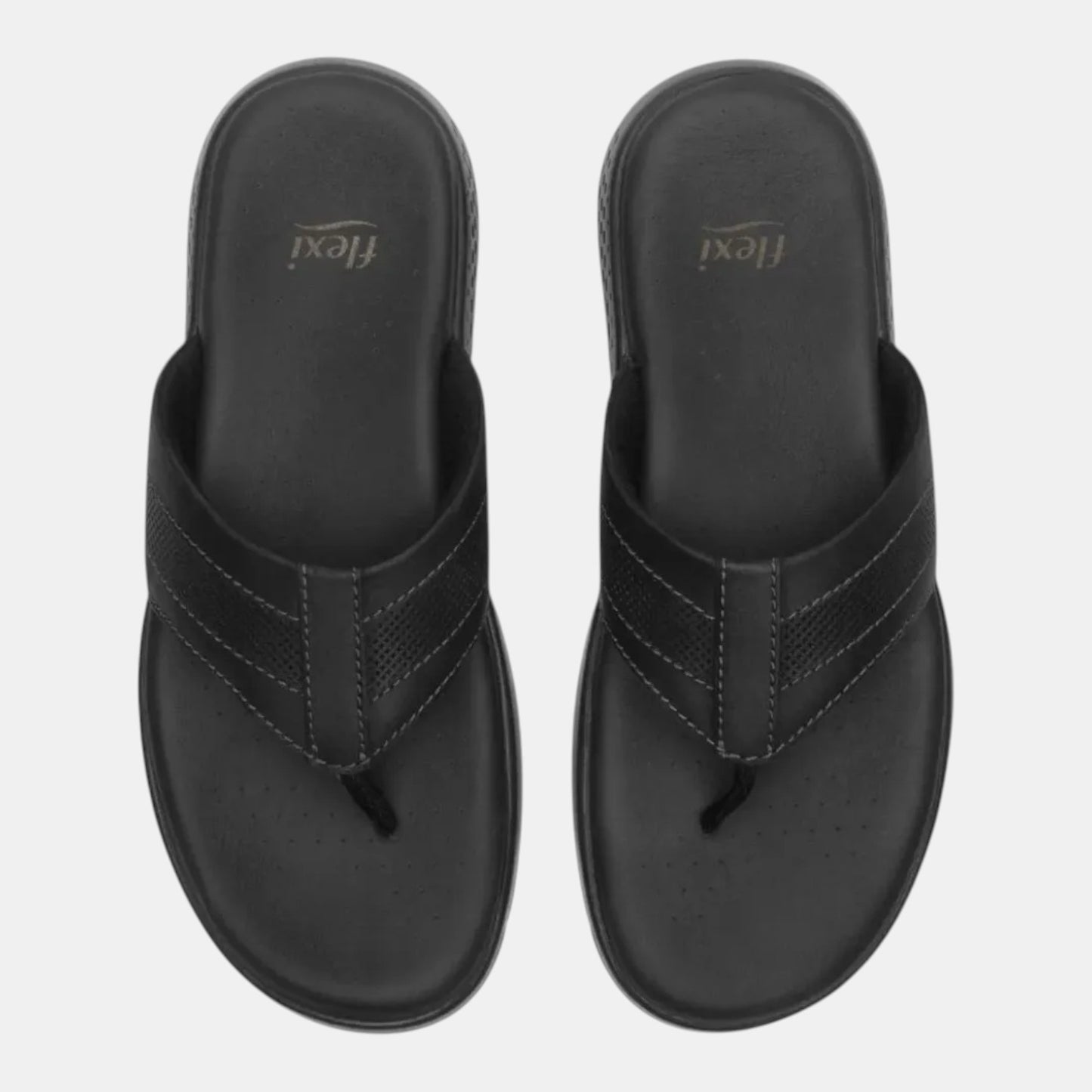 Sandalia Flexi Hombre Recovery Form Piel 400023neg