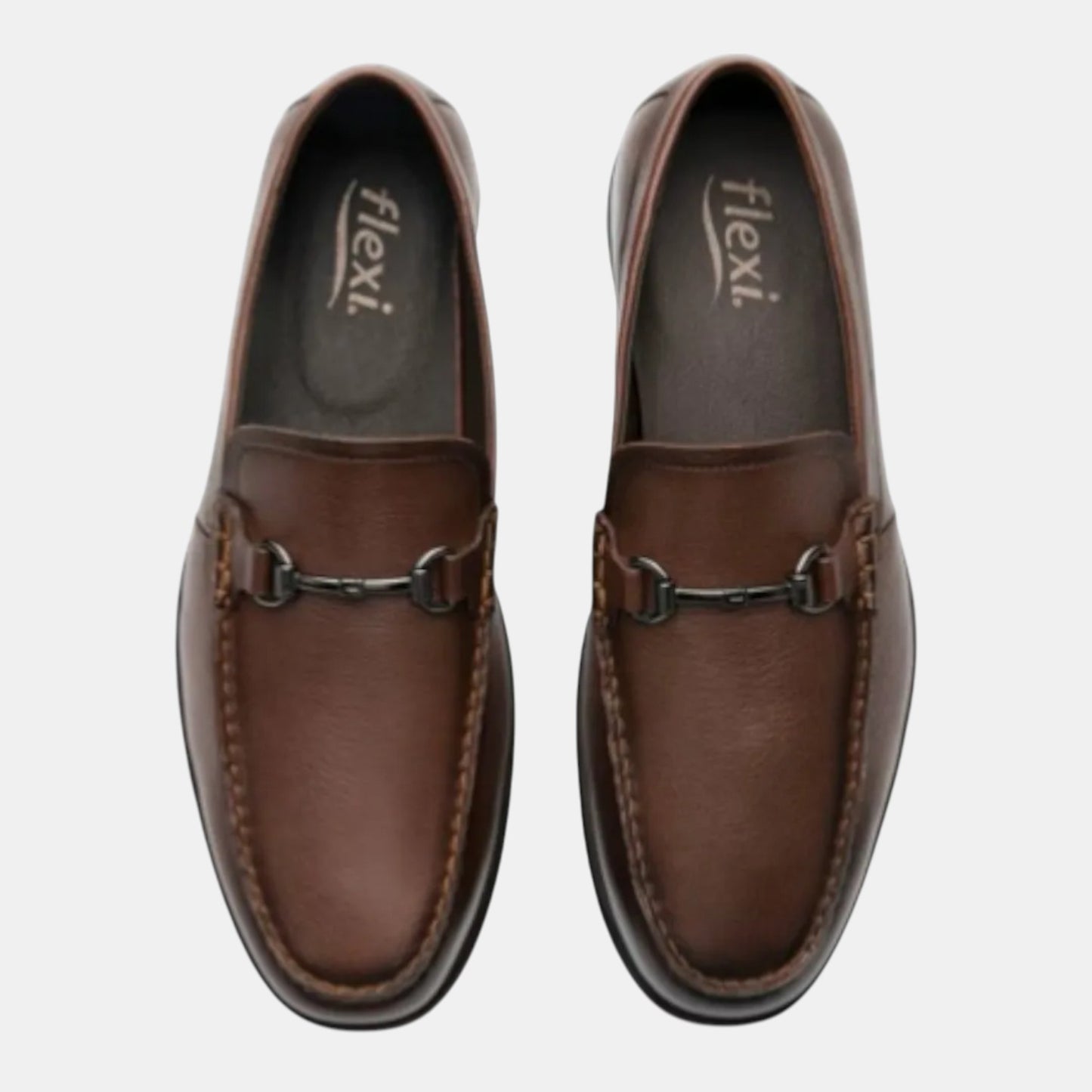 Zapatos Flexi Hombre Mocasín Confort Piel 423004nog Nogal