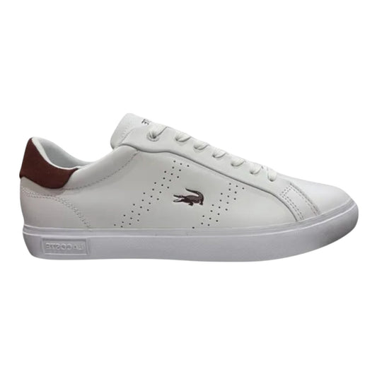 Tenis Lacoste Powercourt 2.0 Piel 749sfa0087385 Blanco