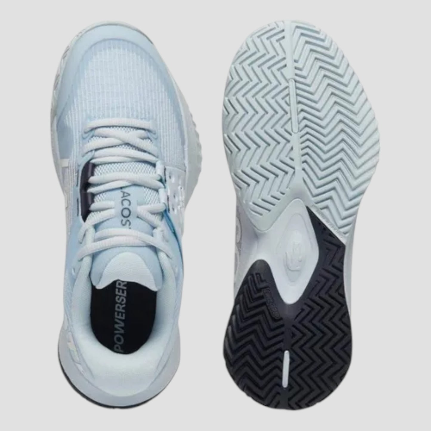 Tenis Lacoste Power Serve Para Tenis/padel 749sfa0100bn7 Azul Claro