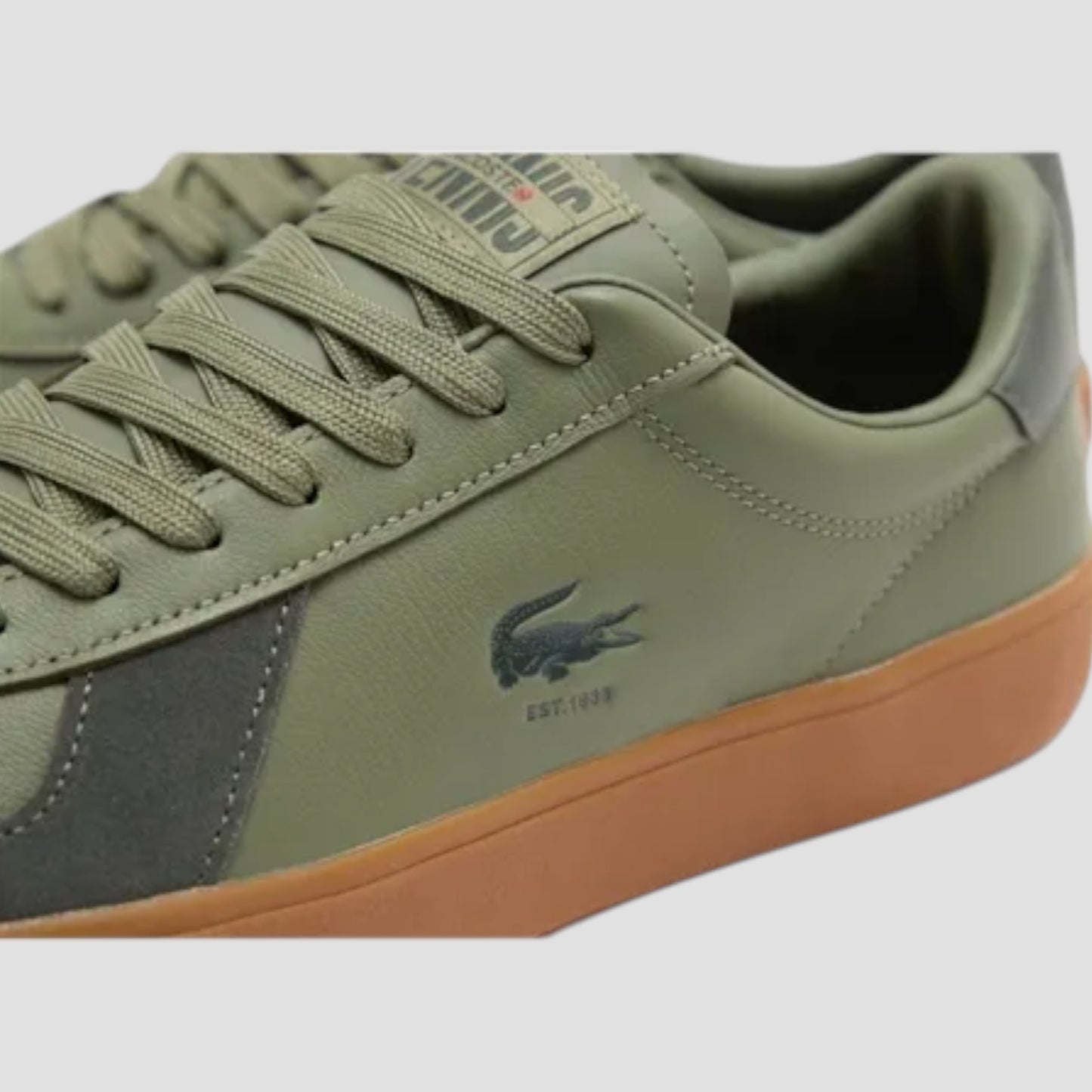 Tenis Lacoste Hombre Baseshot Pro 749sma0064kg9 Verde