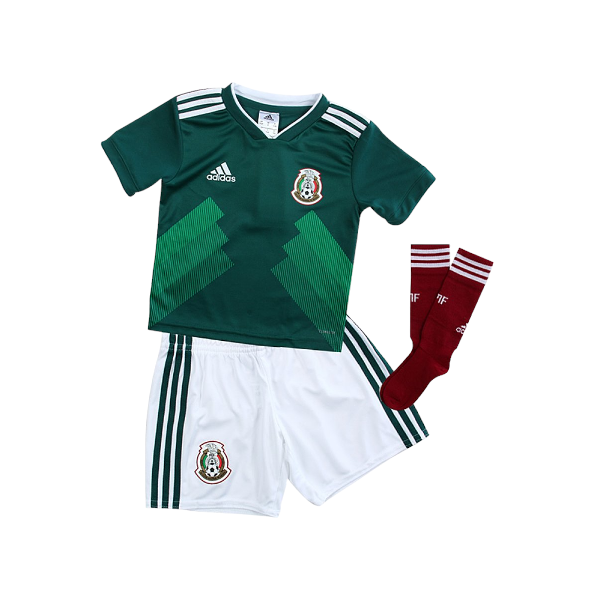 Conjunto Adidas Short y Jersey S. Mexicana Niño BQ4657