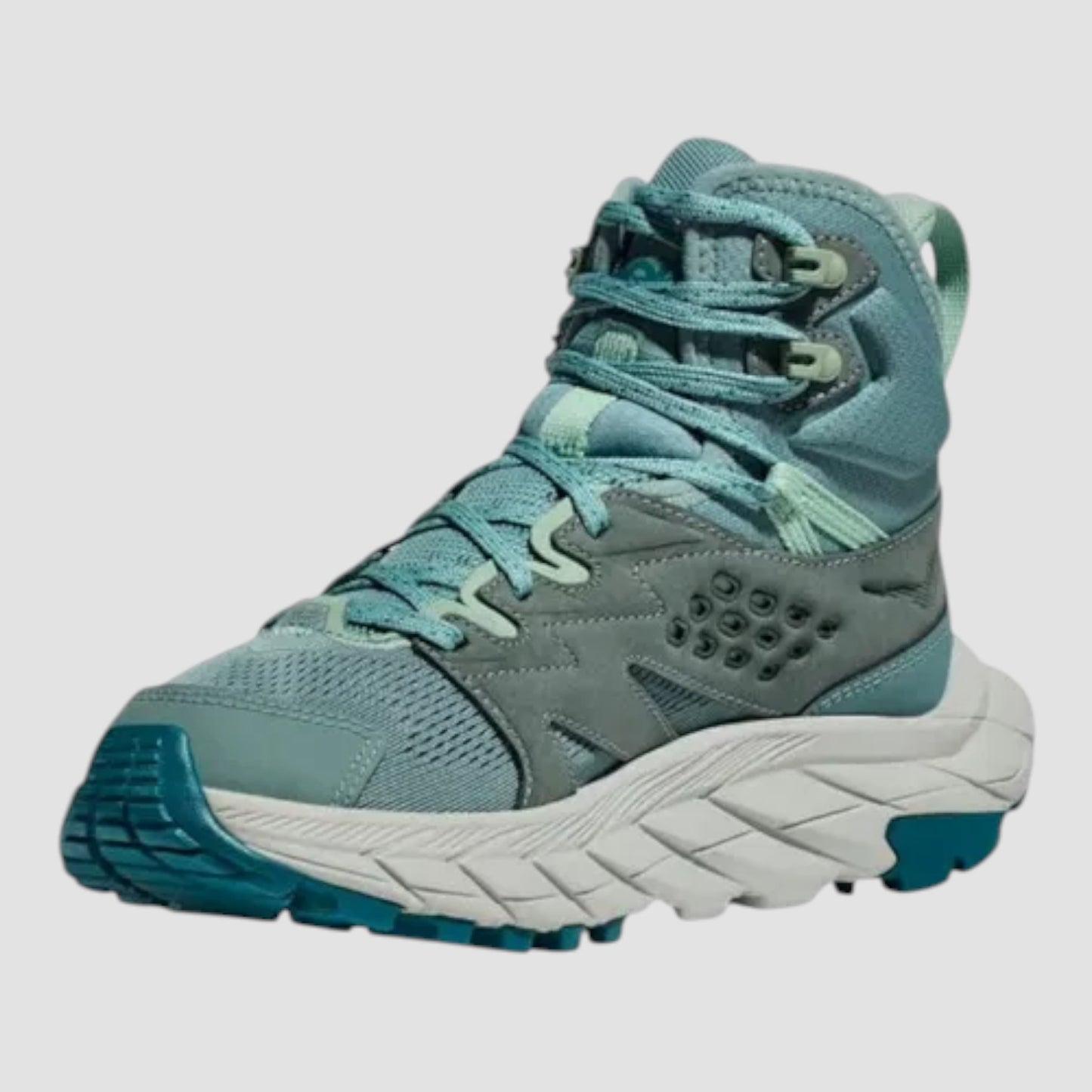 Tenis Hoka Mujer Anacapa Breeze Mid 1134506tmgr Verde Claro