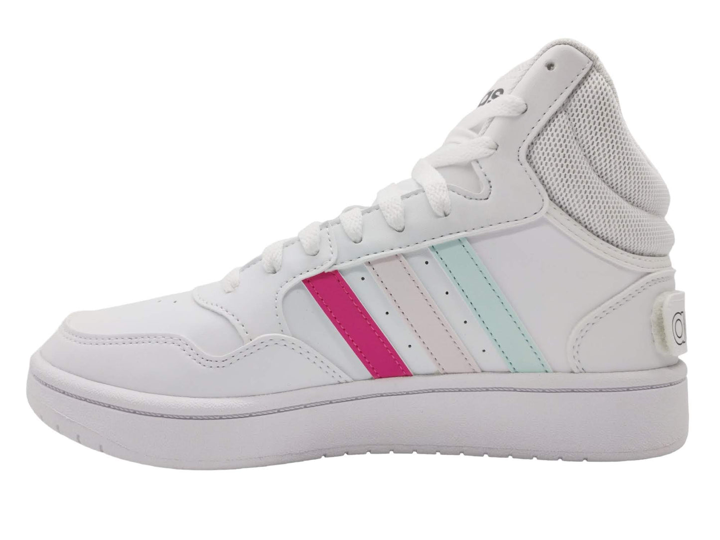 Tenis Adidas Mujer Hoops 3.0 Mid Blanco GX7235