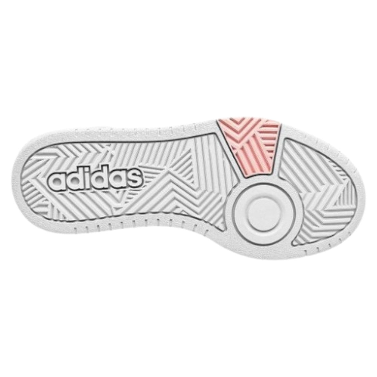 Tenis Adidas Mujer Hoops 3.0 Mid Blanco GX7235