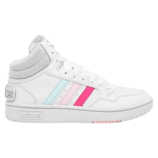 Tenis Adidas Mujer Hoops 3.0 Mid Blanco GX7235