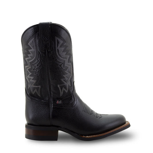 Botas Vaqueras Justin Hombre Texas Natural Jb5414 Negro Natural