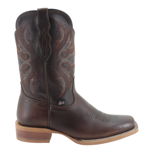 Botas Vaqueras Justin Hombre Premium Rage Piel Jb5457 Miel Rage