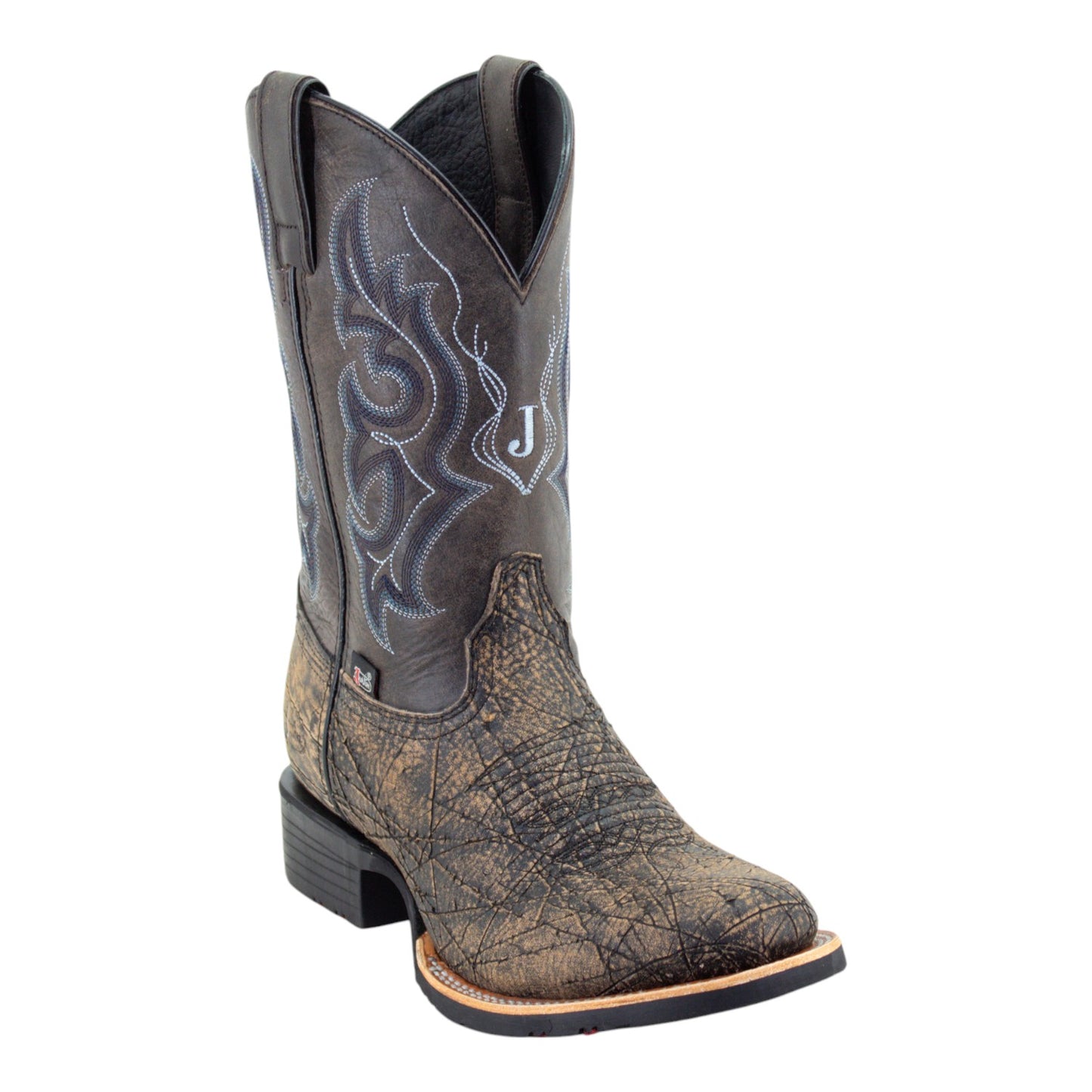 Botas Vaqueras Justin Hombre Marshal Piel Jb5557 Pinto