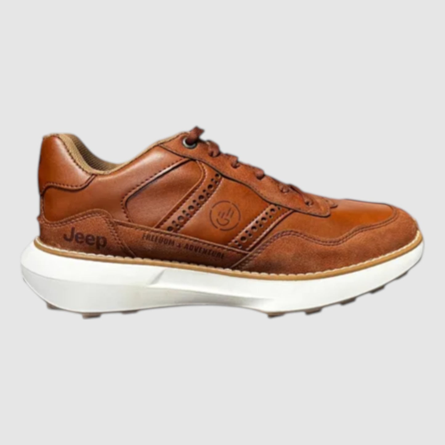Tenis Jeep Hombre Casual Urbano Piel S280 Café