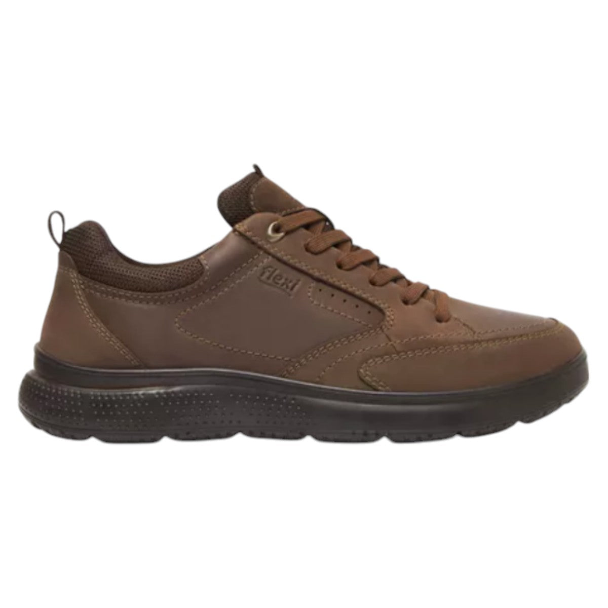 Tenis Flexi Country Hombre Outdoor De Piel 417604cho