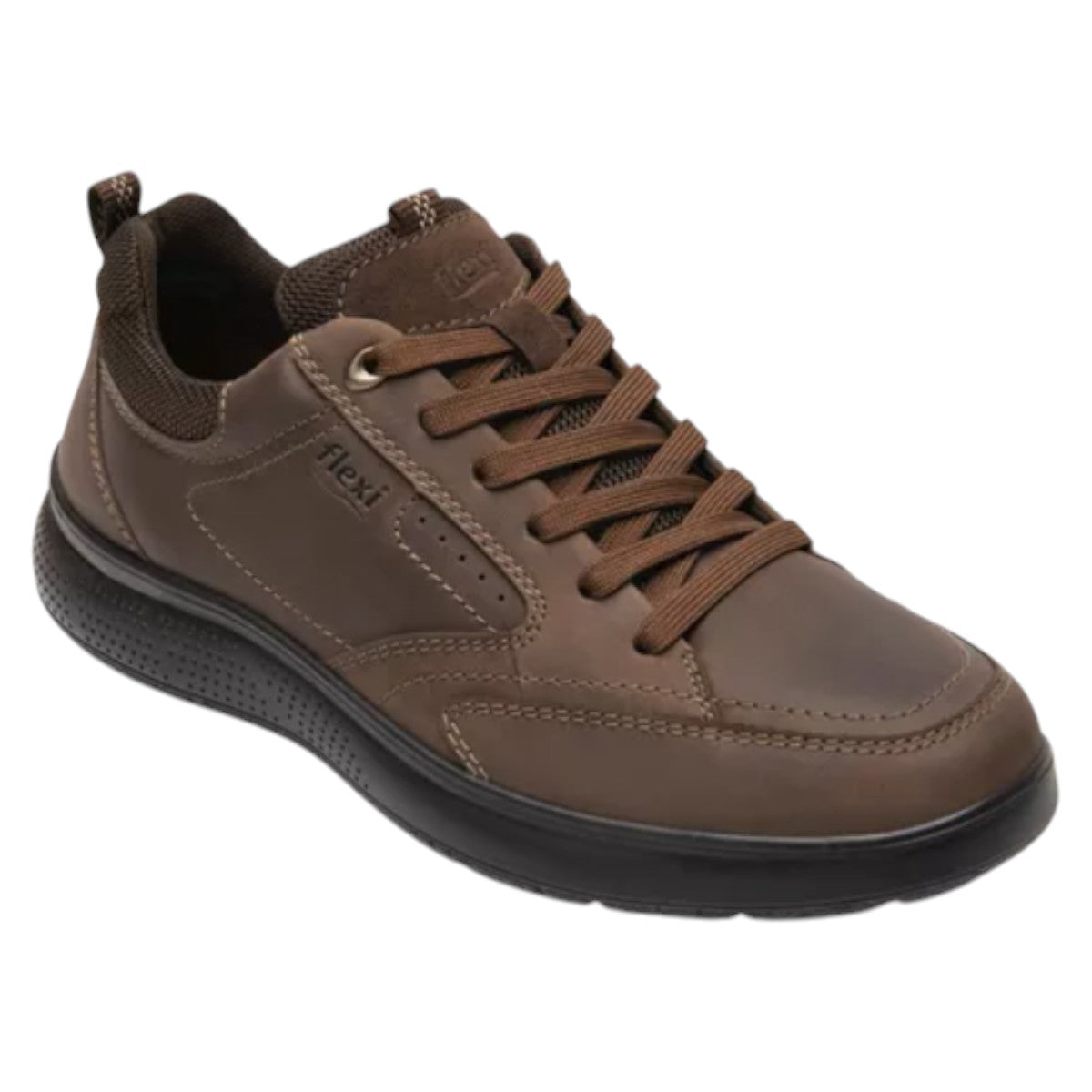 Tenis Flexi Country Hombre Outdoor De Piel 417604cho