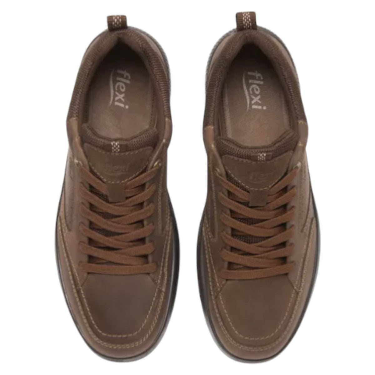 Tenis Flexi Country Hombre Outdoor De Piel 417604cho