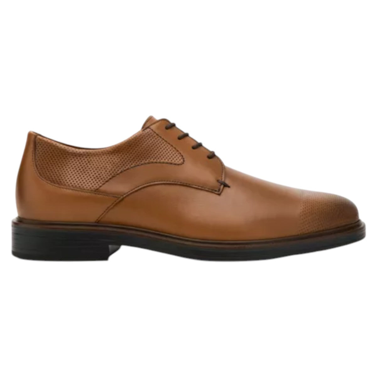 Zapato Flexi Hombre De Confort De Piel 400111tan