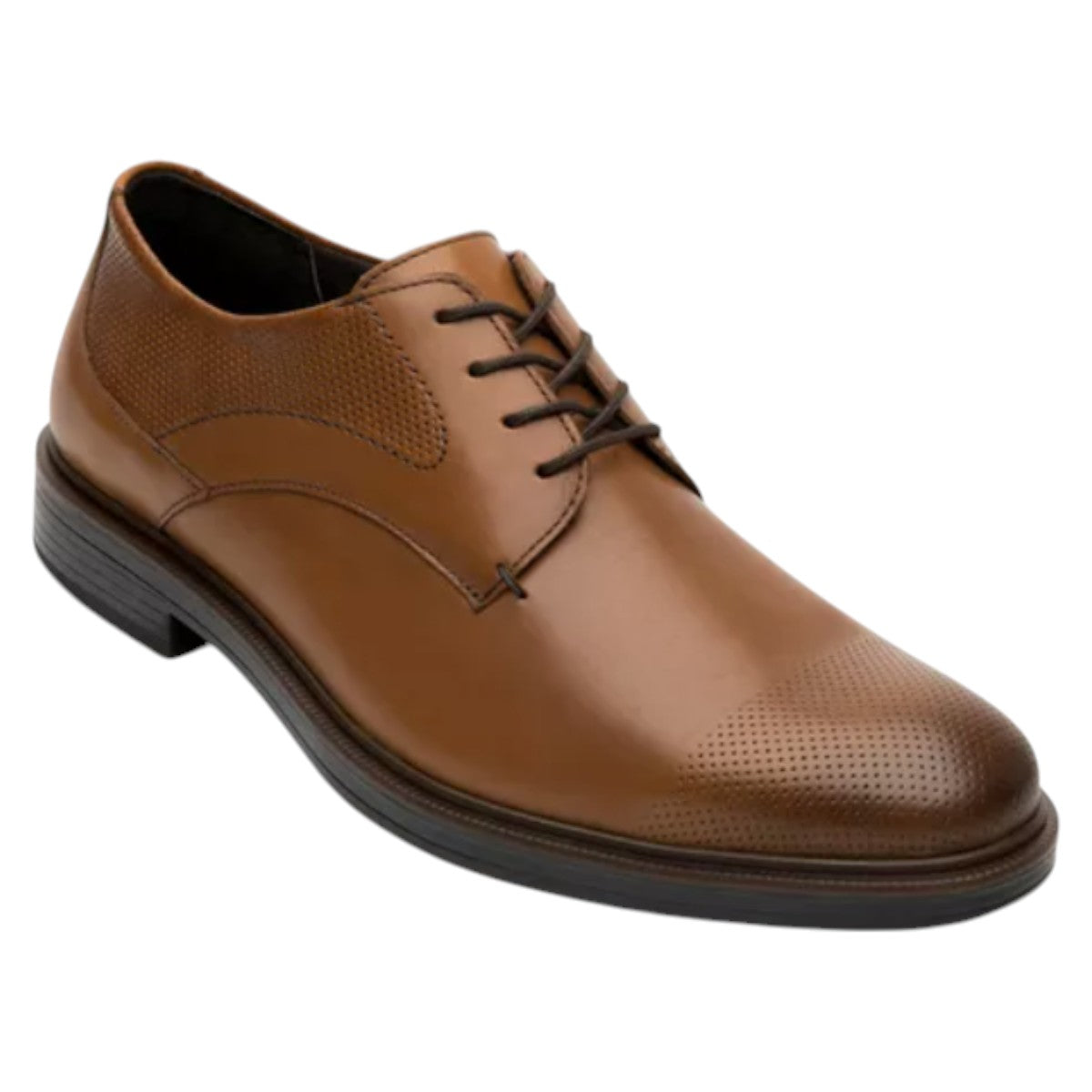 Zapato Flexi Hombre De Confort De Piel 400111tan