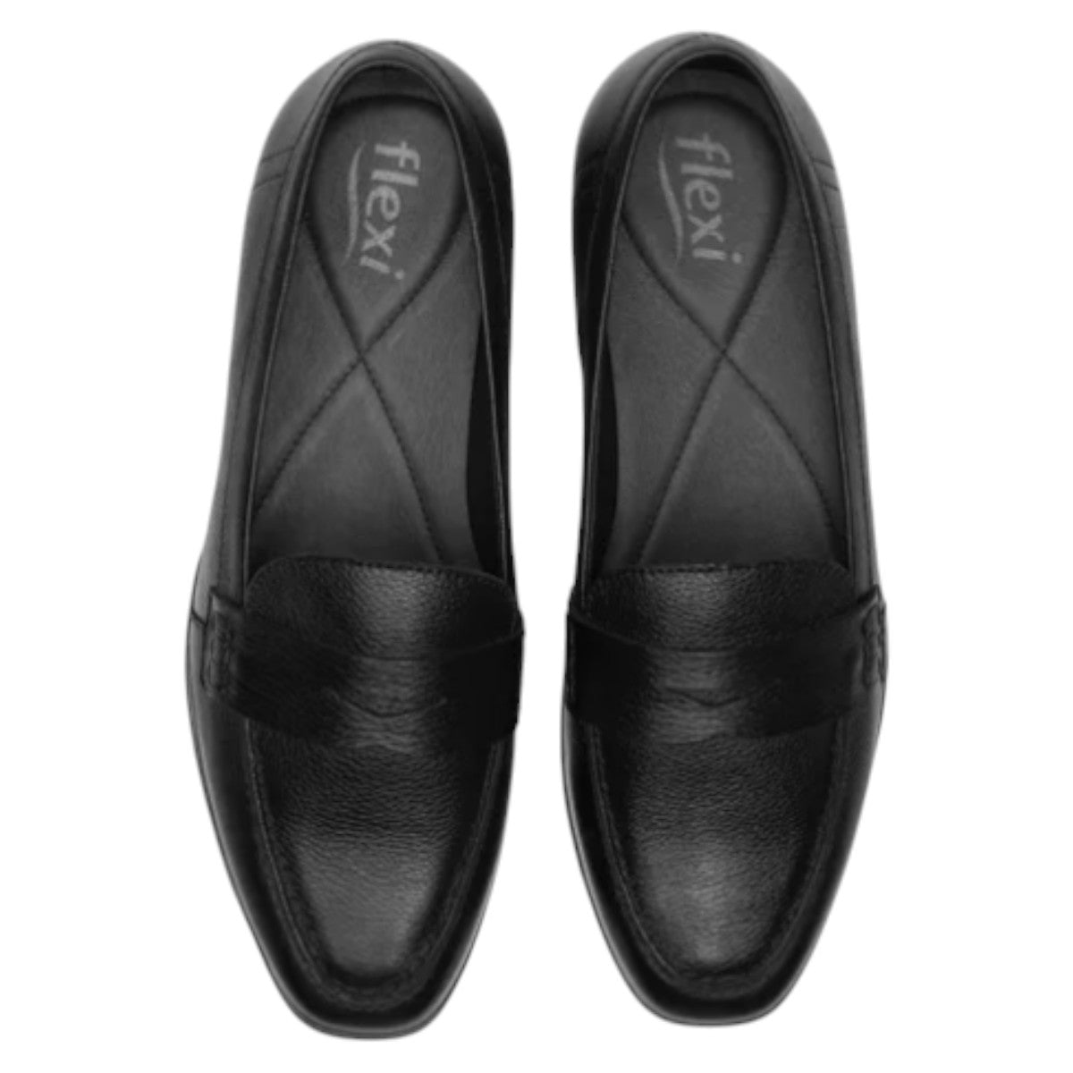 Zapato Flexi Mujer Casual Piel Loafer 126606neg
