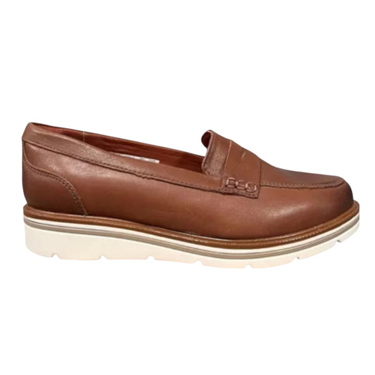 Zapato Flexi Mujer Casual Cuña Piel 45717Nuez